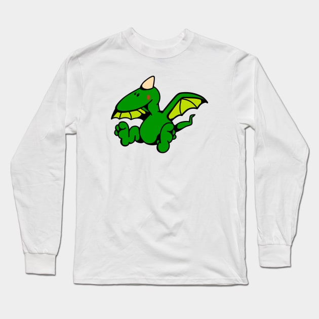 Pterosaur Long Sleeve T-Shirt by schlag.art